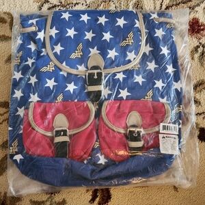 Wonder Woman Backpack - Blue and Red
